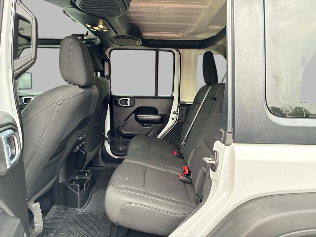 Used 2021 White Jeep Unlimited Sport S image 16