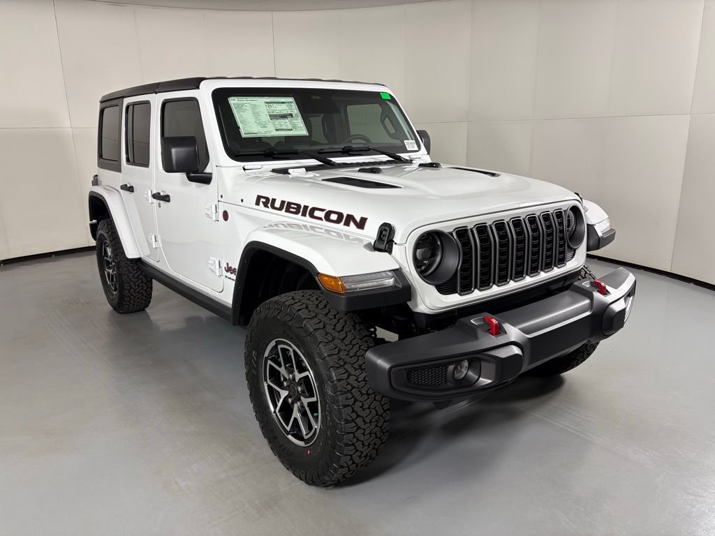 New 2026 Bright White Clear-Coat Exterior Paint Jeep Rubicon image 2