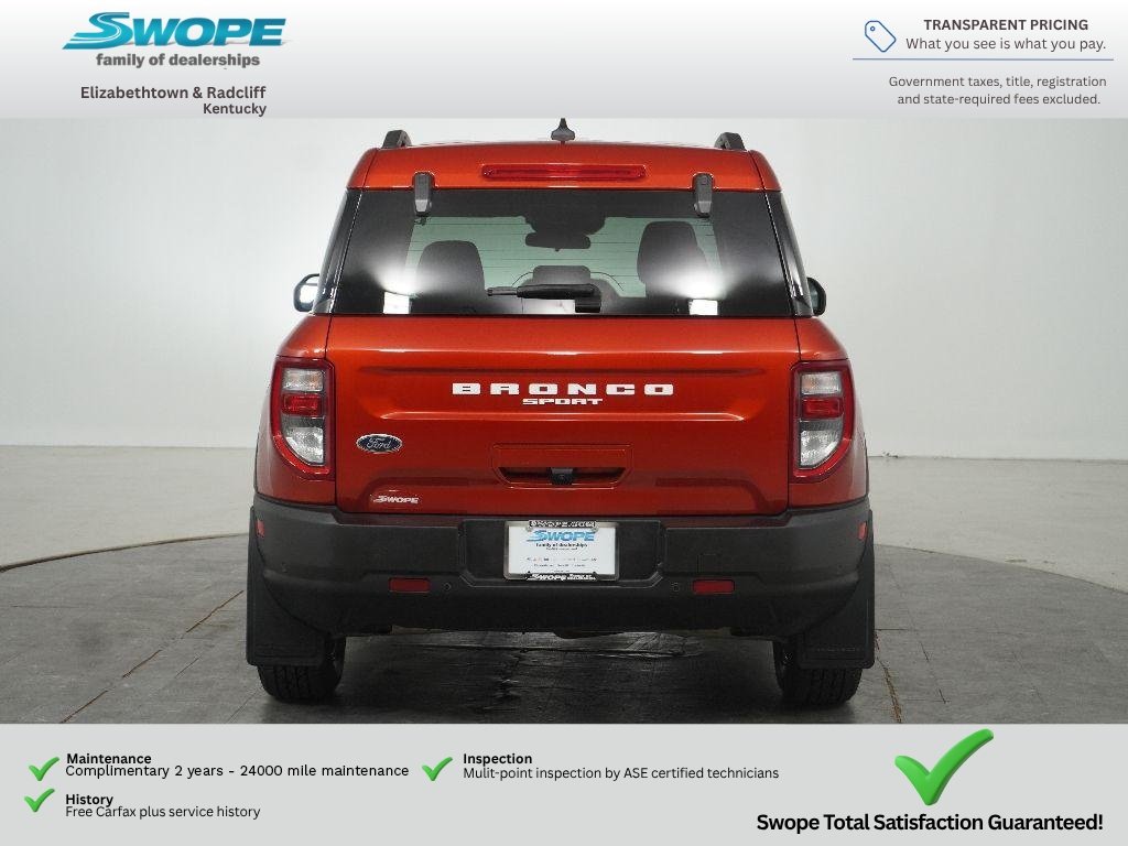 Used 2023 Hot Pepper Red Tinted Clearcoat Ford Big Bend image 8