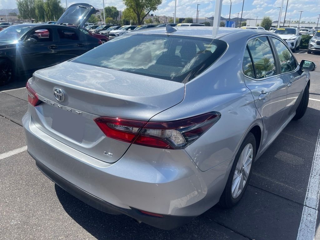 Used 2023 Celestial Silver Metallic Toyota LE image 4
