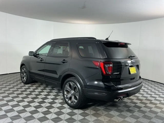 Used 2018 Shadow Black Ford Sport image 7