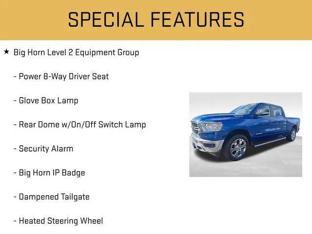 Used 2019 Blue Ram Big Horn/Lone Star Crew Cab 4x4 6