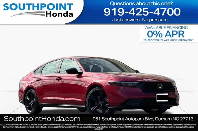 2026 Honda Accord Sport-L