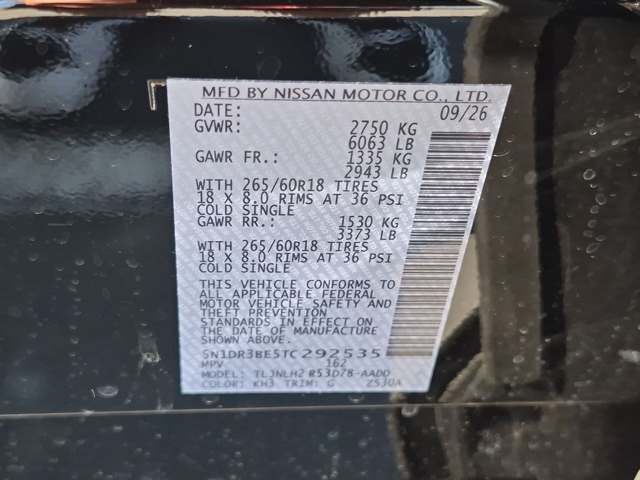 New 2026 Super Black Nissan Rock Creek® image 16