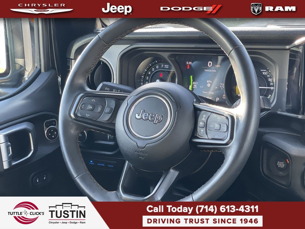 Used 2024 Black Clearcoat Jeep Willys image 15