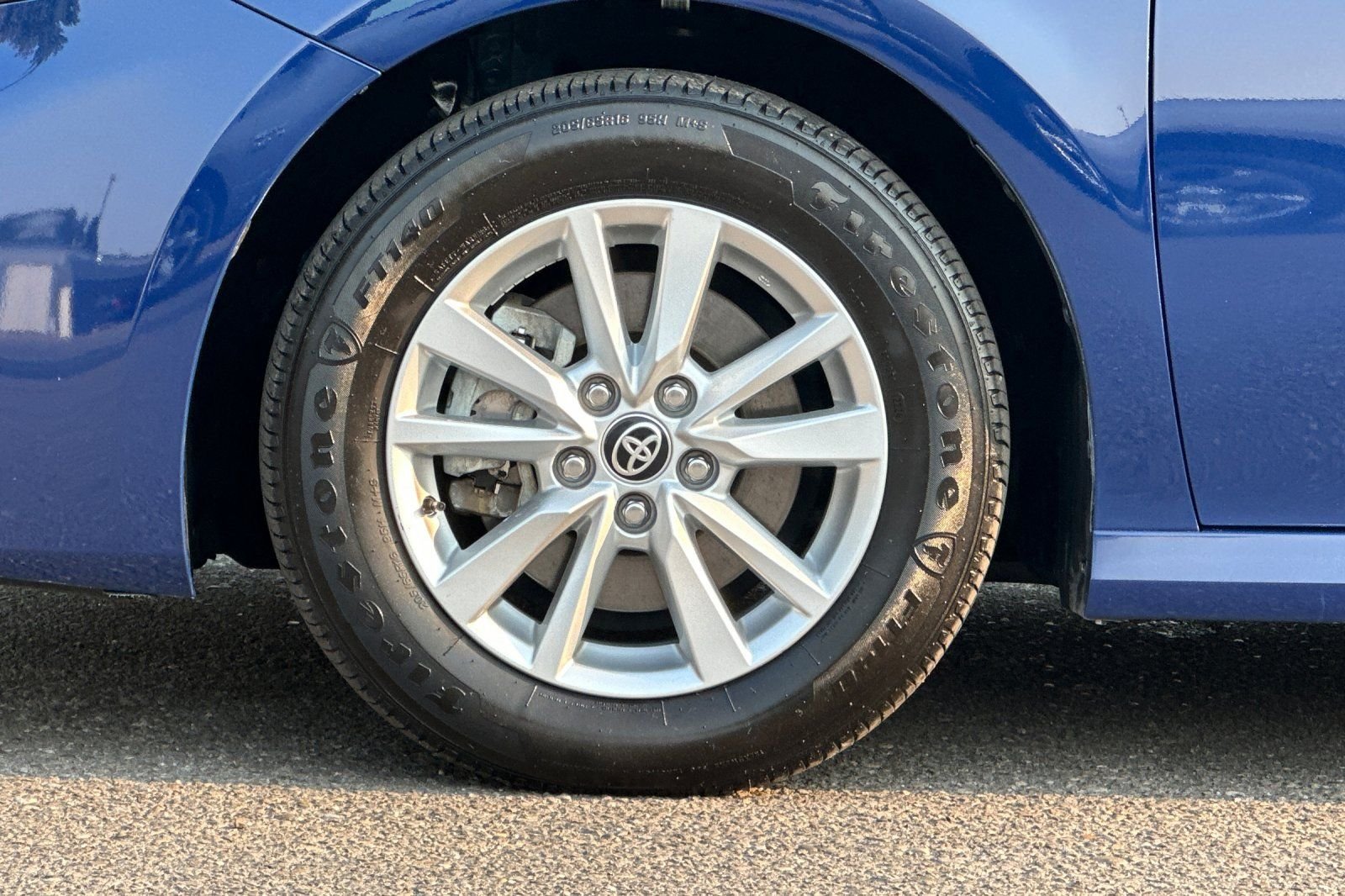 Used 2025 Blue Toyota LE image 24