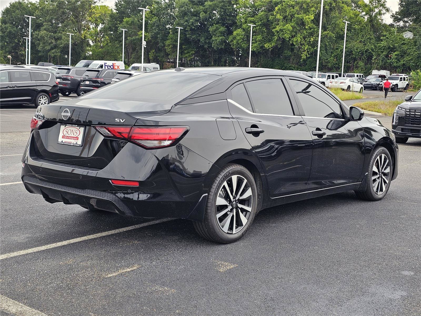 Used 2024 Super Black Nissan SV image 8