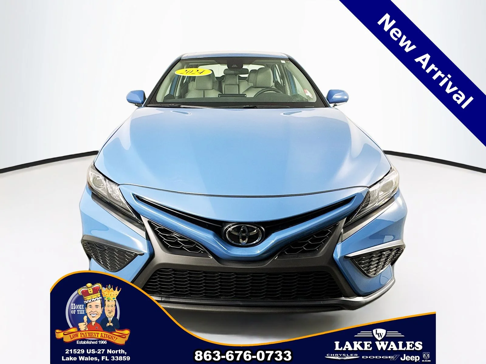 Used 2024 Blue Toyota SE image 2