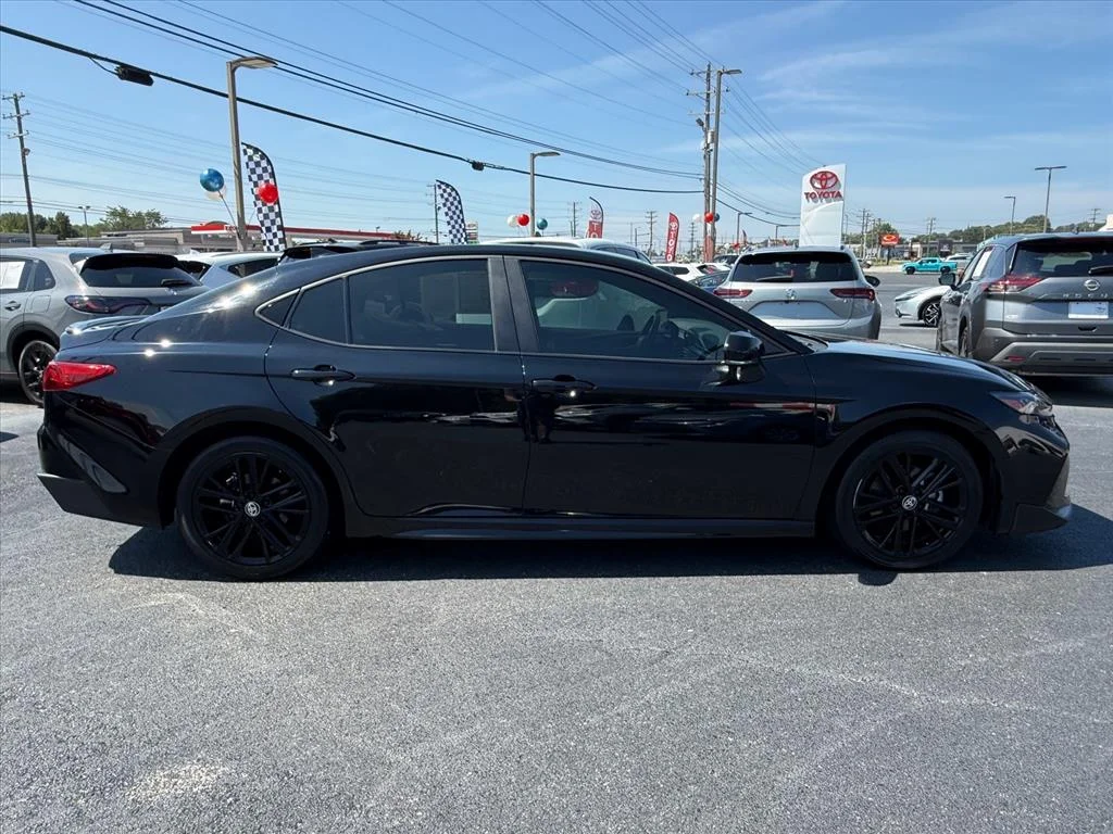 Certified Used 2025 Midnight Black Metallic Toyota SE image 8