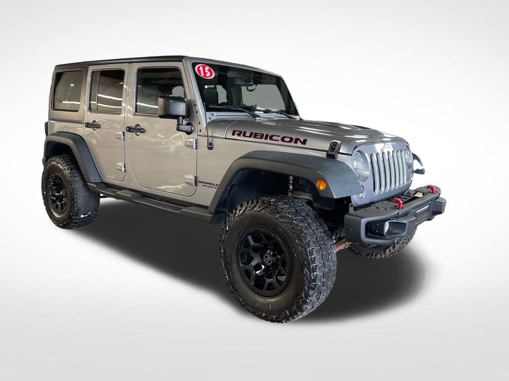 Used 2015 Silver Jeep Unlimited Rubicon image 8