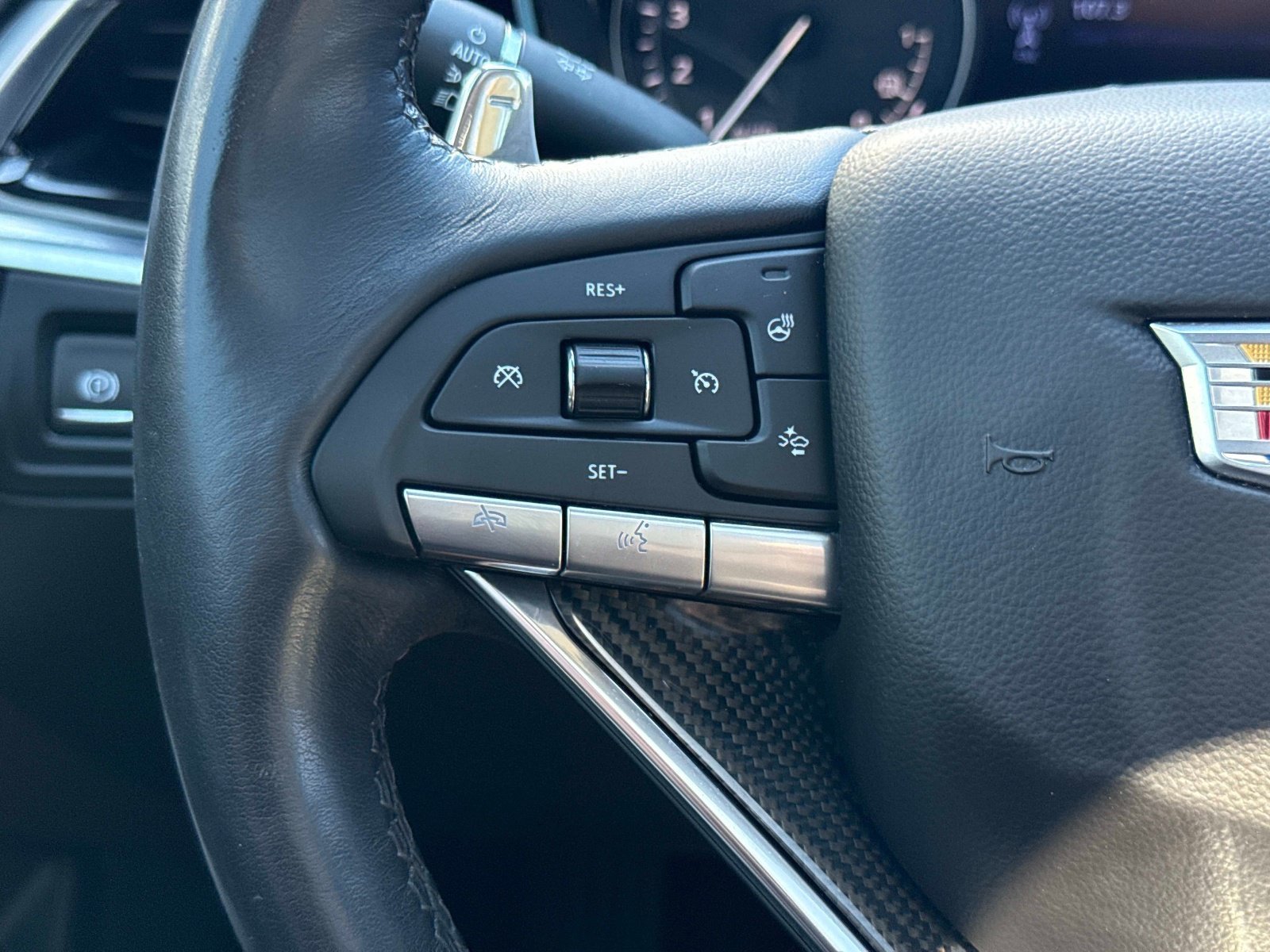 Used 2024 Stellar Black Metallic CADILLAC AWD Sport image 31
