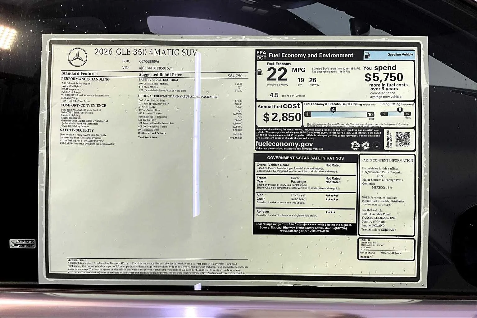 2026 Mercedes-Benz GLE GLE350 - Photo 18