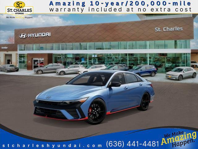 New 2026 Blue Hyundai Sedan image 1