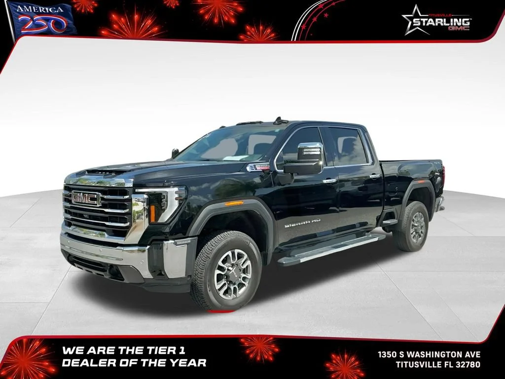 Certified Used 2024 Onyx Black GMC SLT image 1