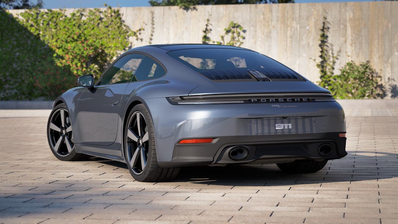 New 2026 Vanadium Grey Metallic Porsche Carrera image 3
