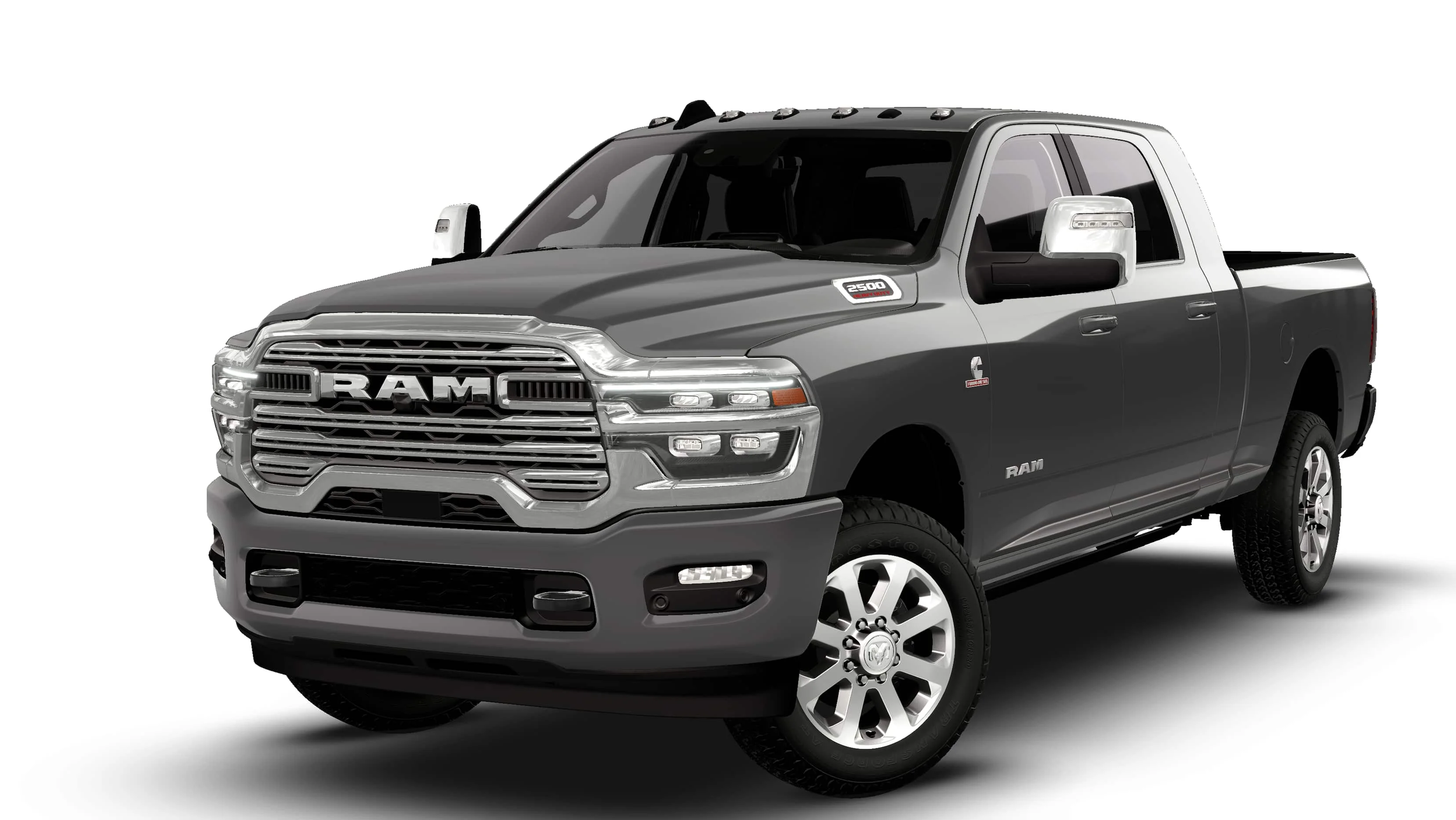 New 2027 Granite Crystal Metallic Clear-Coat Exterior Paint RAM Laramie image 1