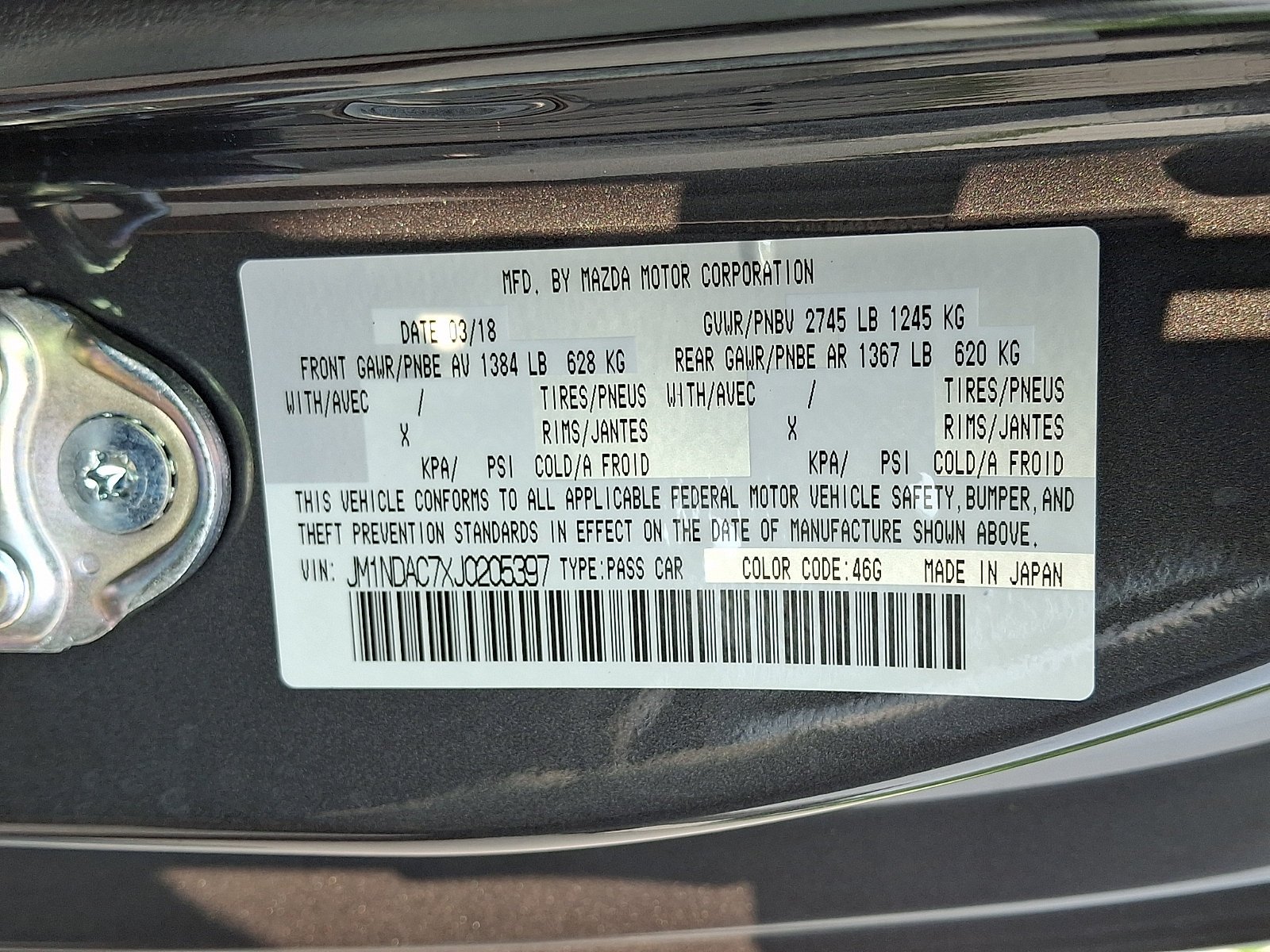 Used 2018 Machine Gray Mazda Club image 30