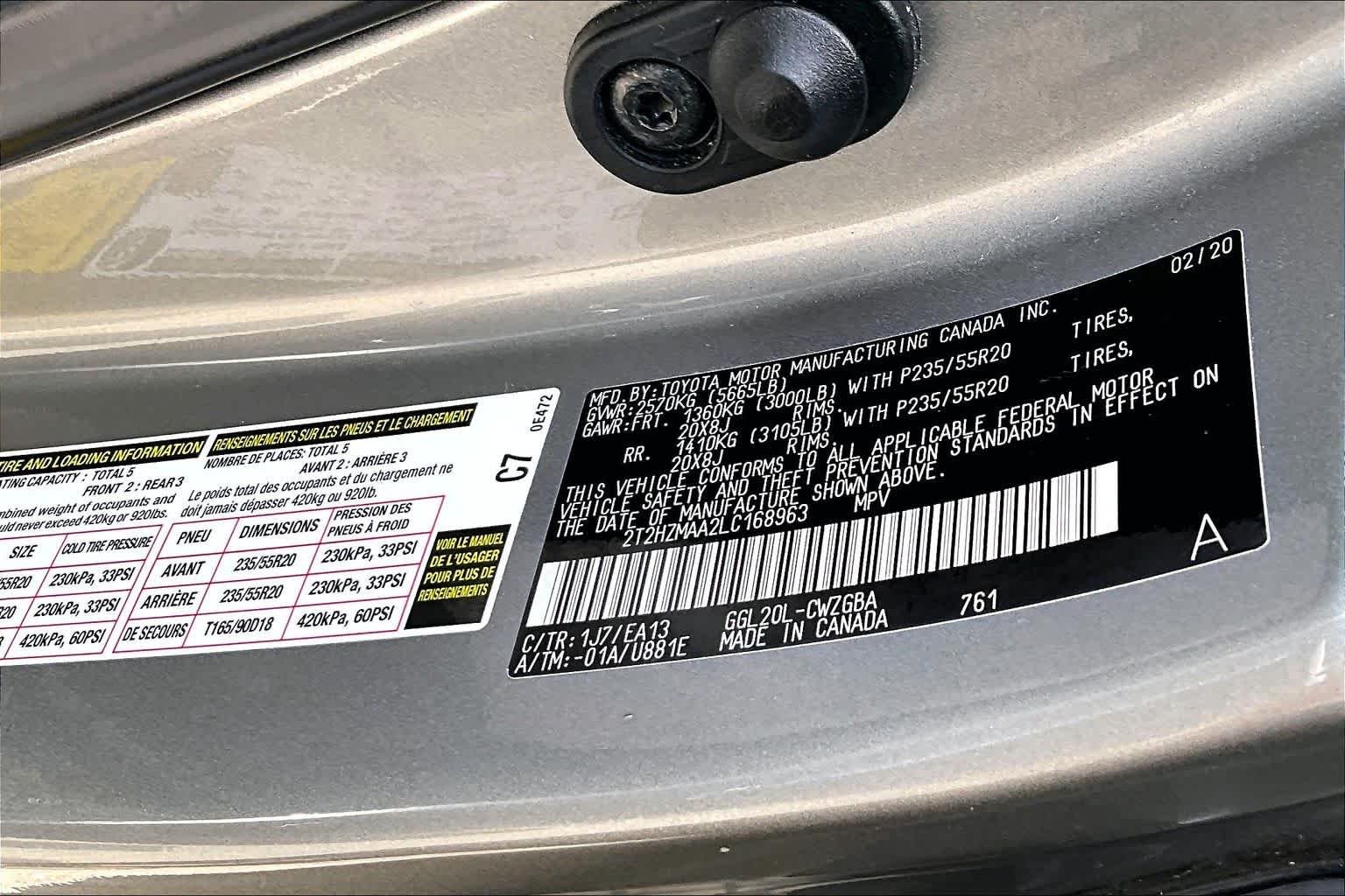 Certified Used 2020 Atomic Silver Lexus  image 35