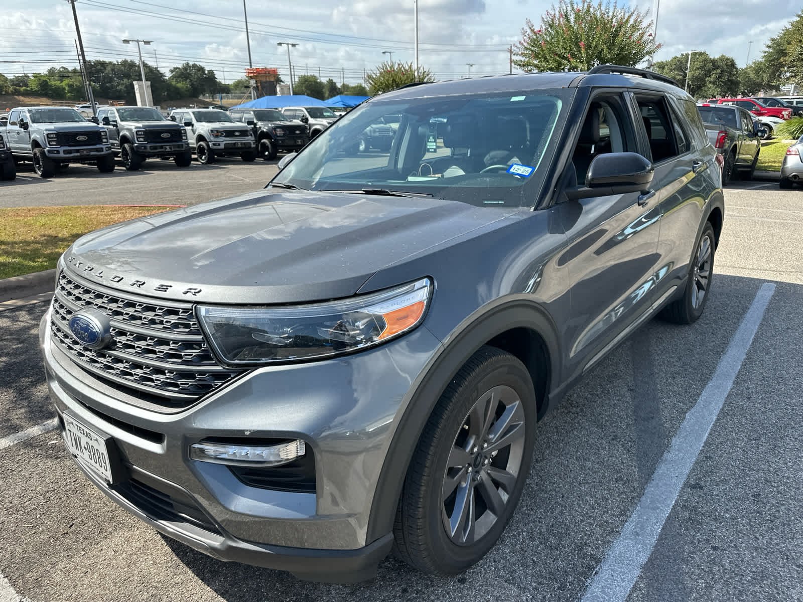 Used 2023 Carbonized Gray Ford XLT image 2