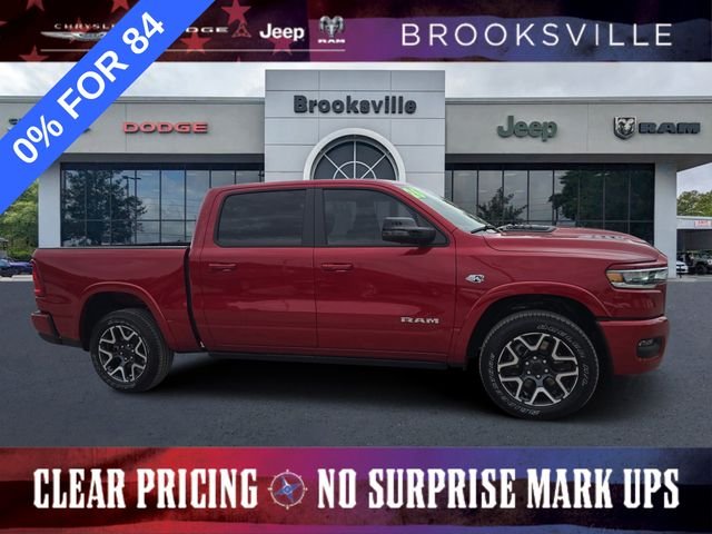 New 2026 Molten Red Pearl-Coat Exterior Paint RAM Laramie image 1
