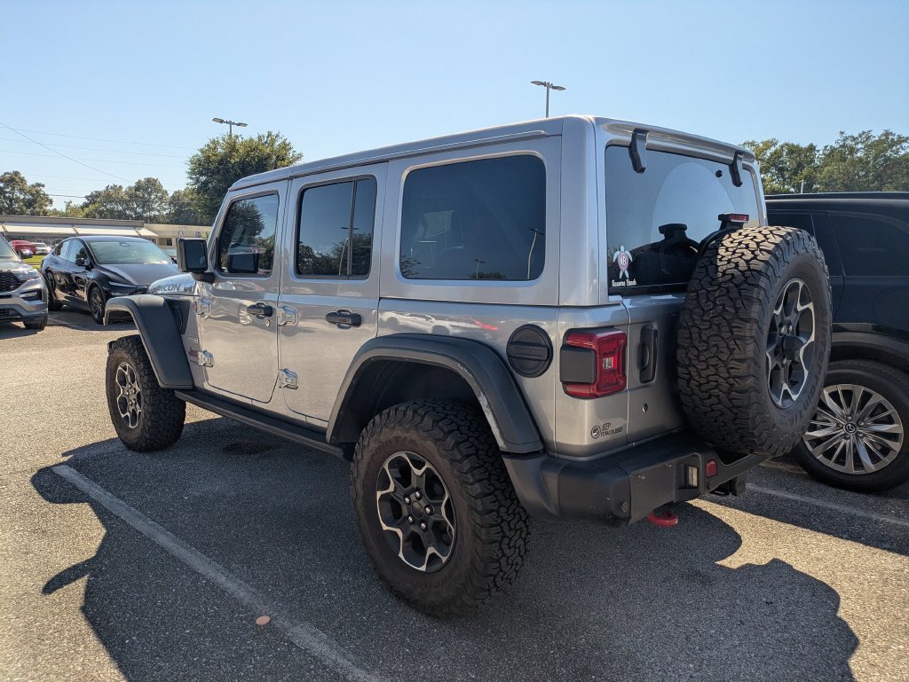 Used 2020 Billet Silver Metallic Jeep Unlimited Rubicon image 2