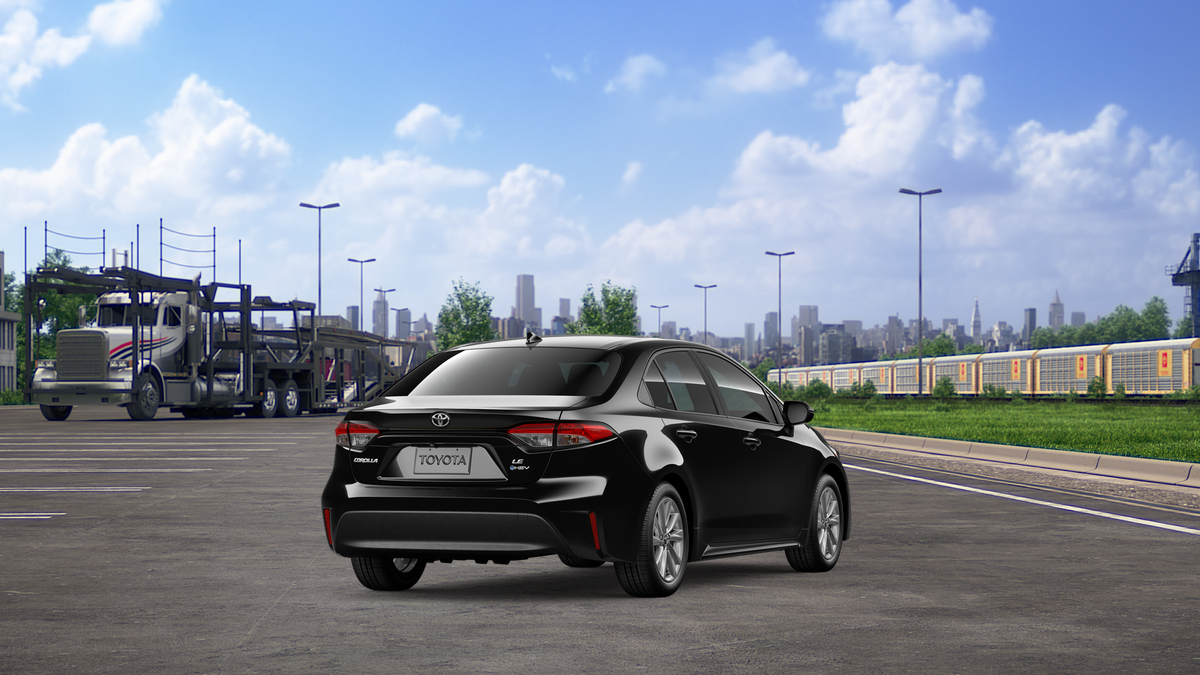 New 2026 Midnight Black Metallic Toyota Hybrid LE image 9