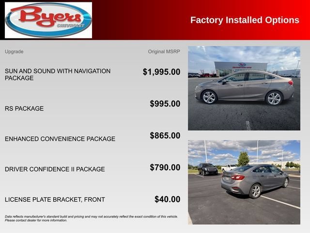 Used 2018 PEPPERDUST METALLIC Chevrolet Premier image 10