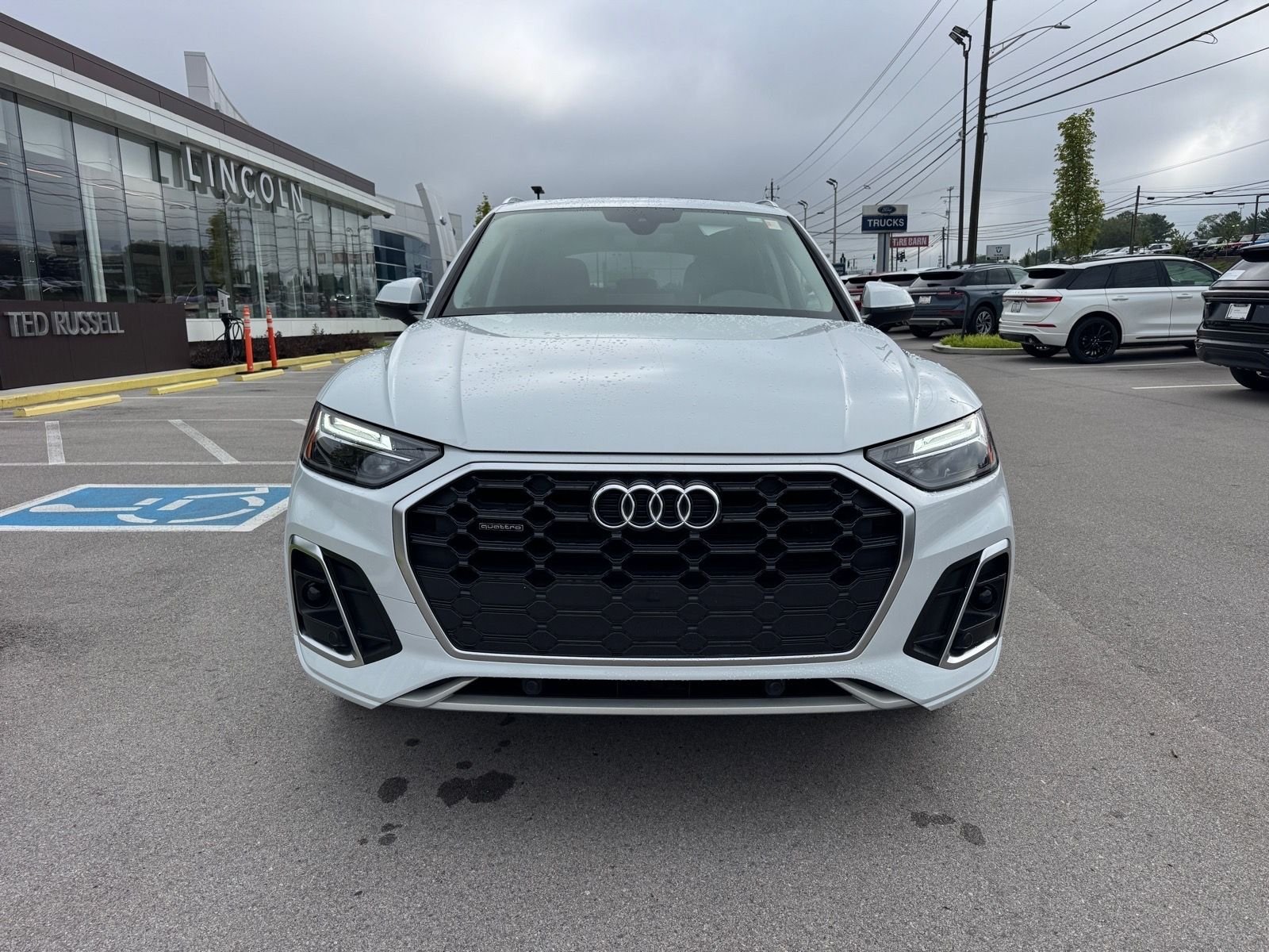 Used 2022 Glacier White Metallic Audi 45 S line Premium image 8