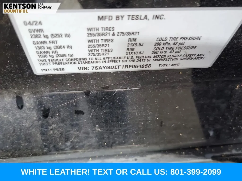 Used 2024 Black Tesla Performance image 12