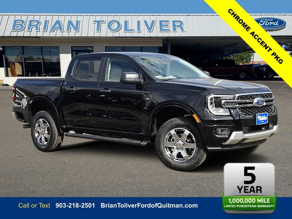 New 2025 Shadow Black Ford XLT image 1
