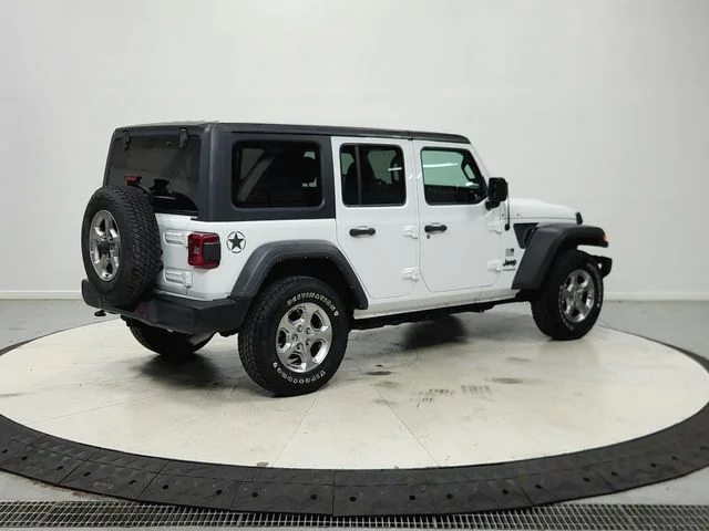 Used 2021 White Jeep Unlimited Sport image 8