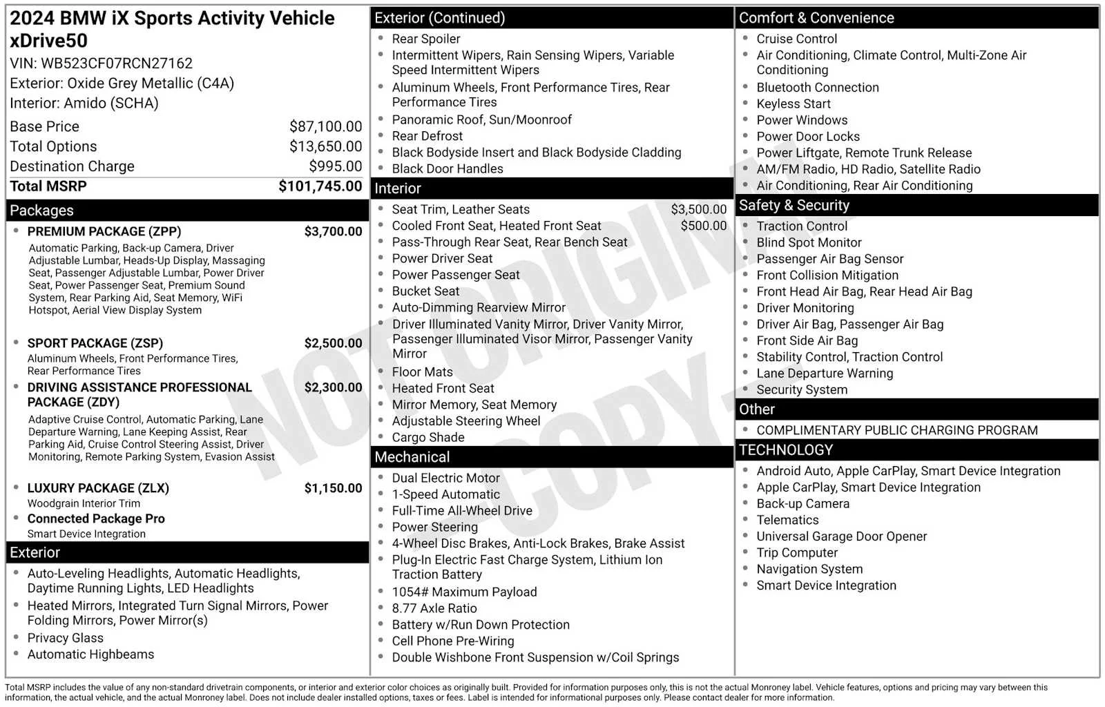 Certified Used 2024 Oxide Grey Metallic BMW xDrive50 image 20