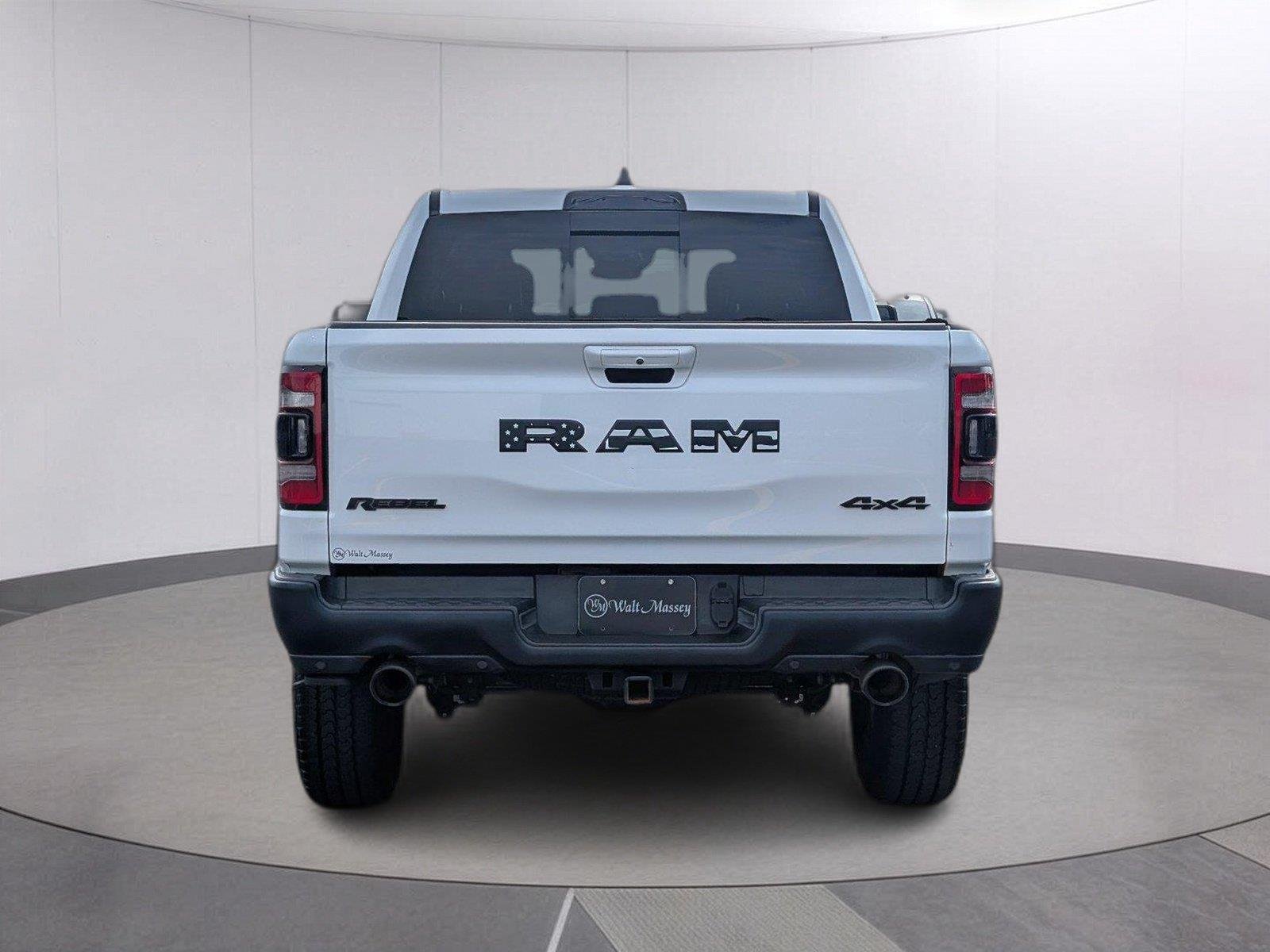 Used 2021 Bright White Clearcoat Ram Rebel image 4