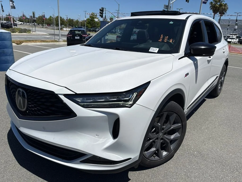 Used 2023 Platinum White Pearl Acura A-Spec image 3