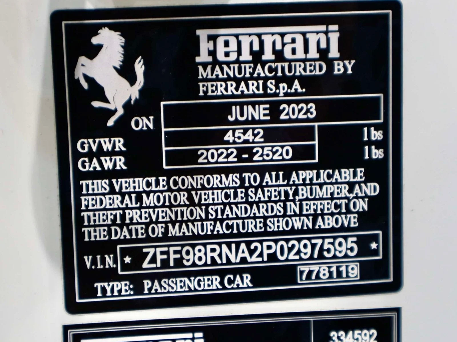Certified Used 2023 Bianco Avus Ferrari  image 39