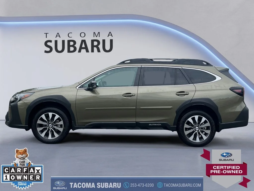 Certified Used 2025 Green Subaru Limited image 2