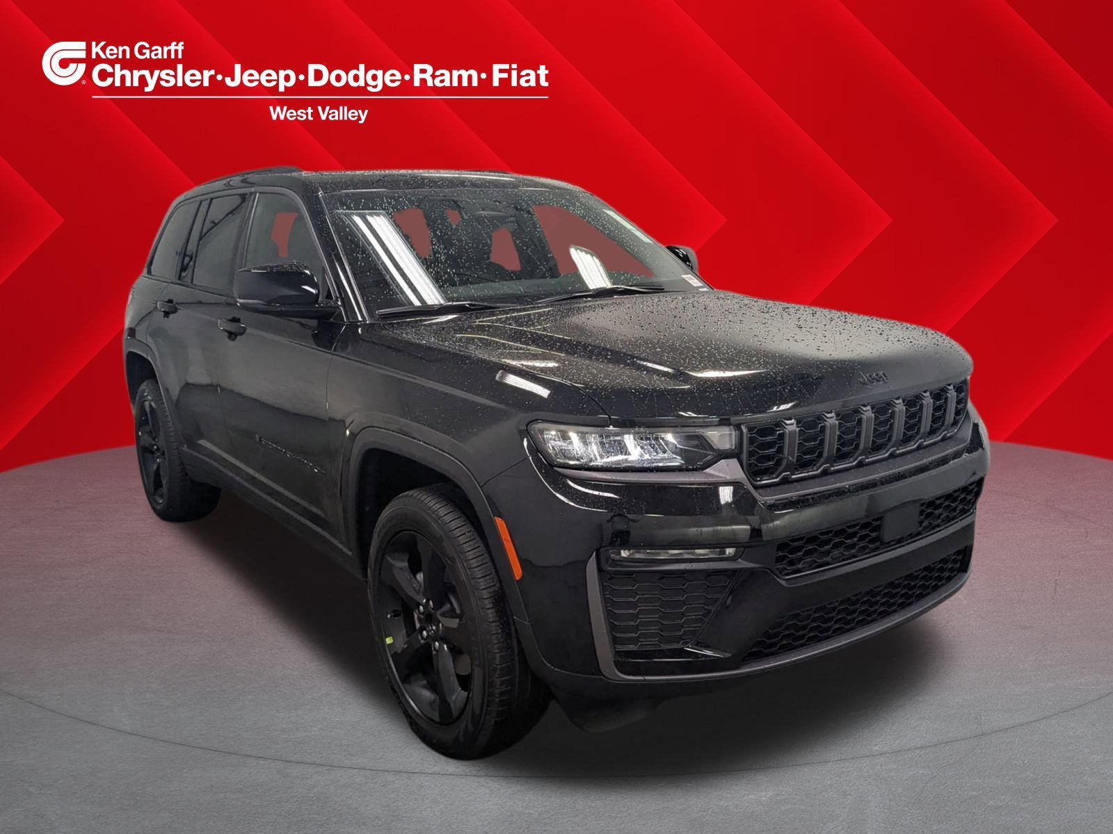 New 2026 Diamond Black Crystal Pearlcoat Jeep Limited image 1