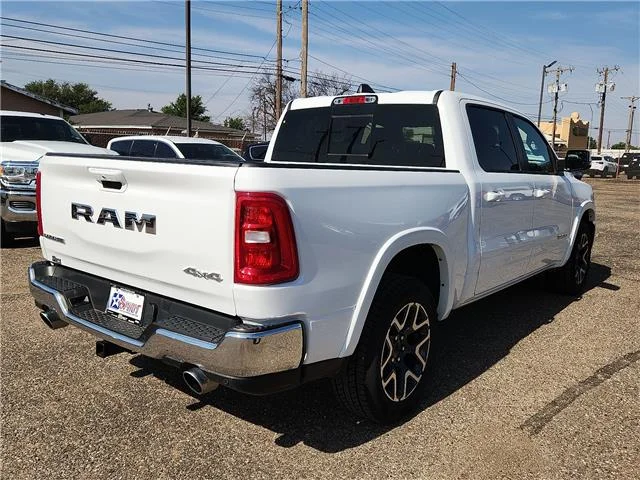 Used 2025 White RAM Laramie 4x4 Crew Cab 144.5 in. WB image 4