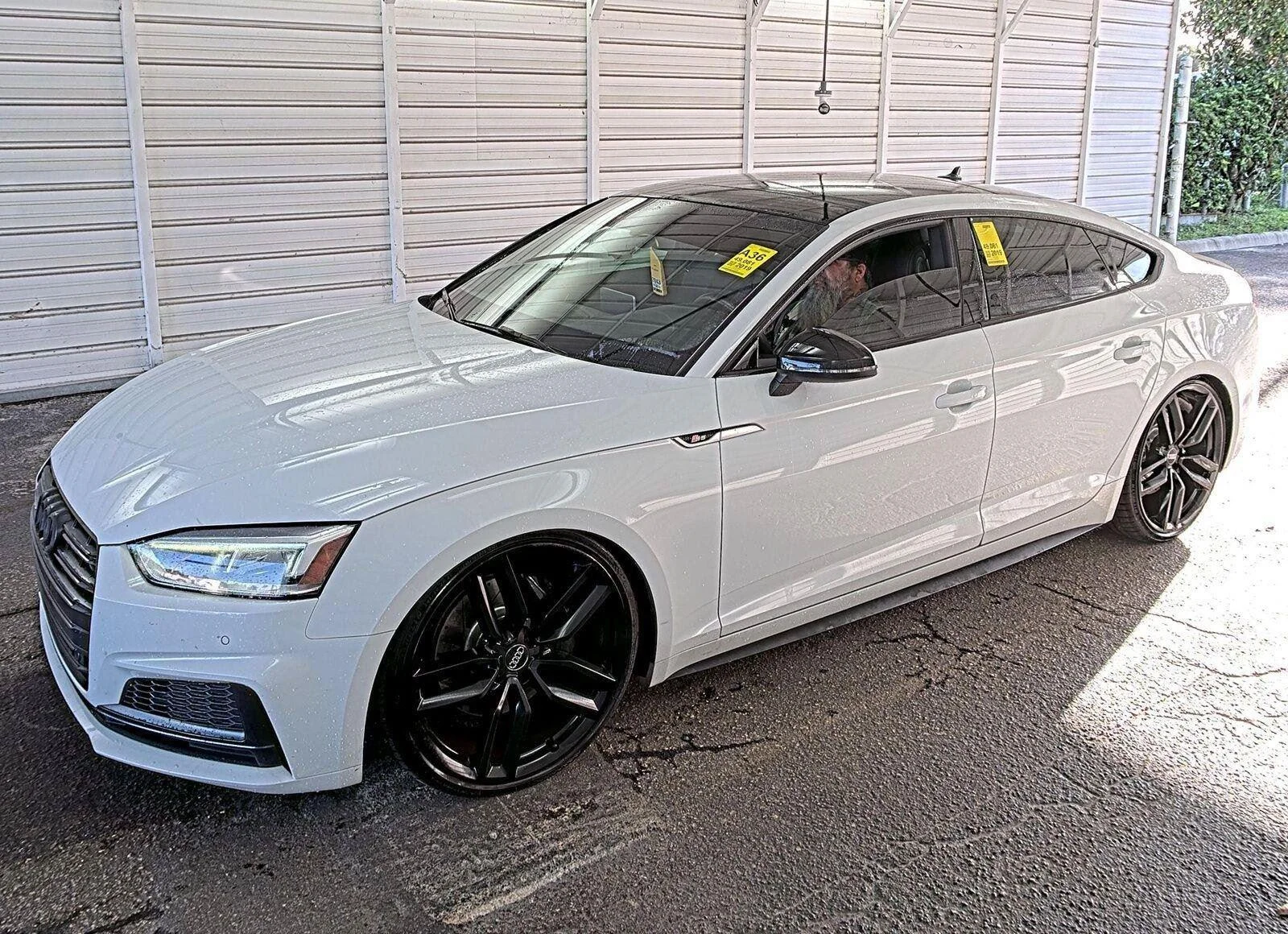 Used 2019 Glacier White Metallic Audi Premium Plus image 2