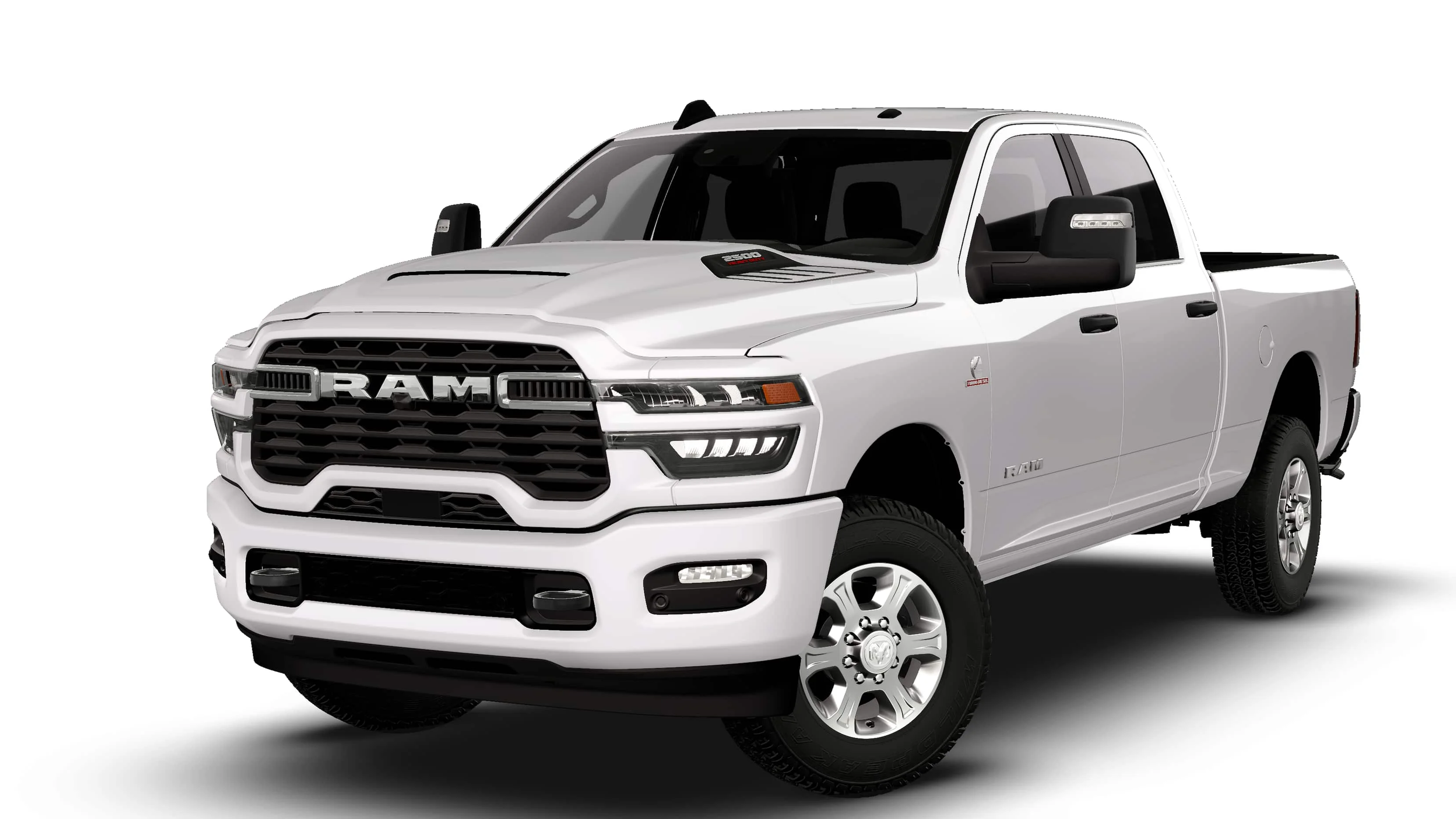 New 2027 Bright White Clear-Coat Exterior Paint RAM Big Horn image 13