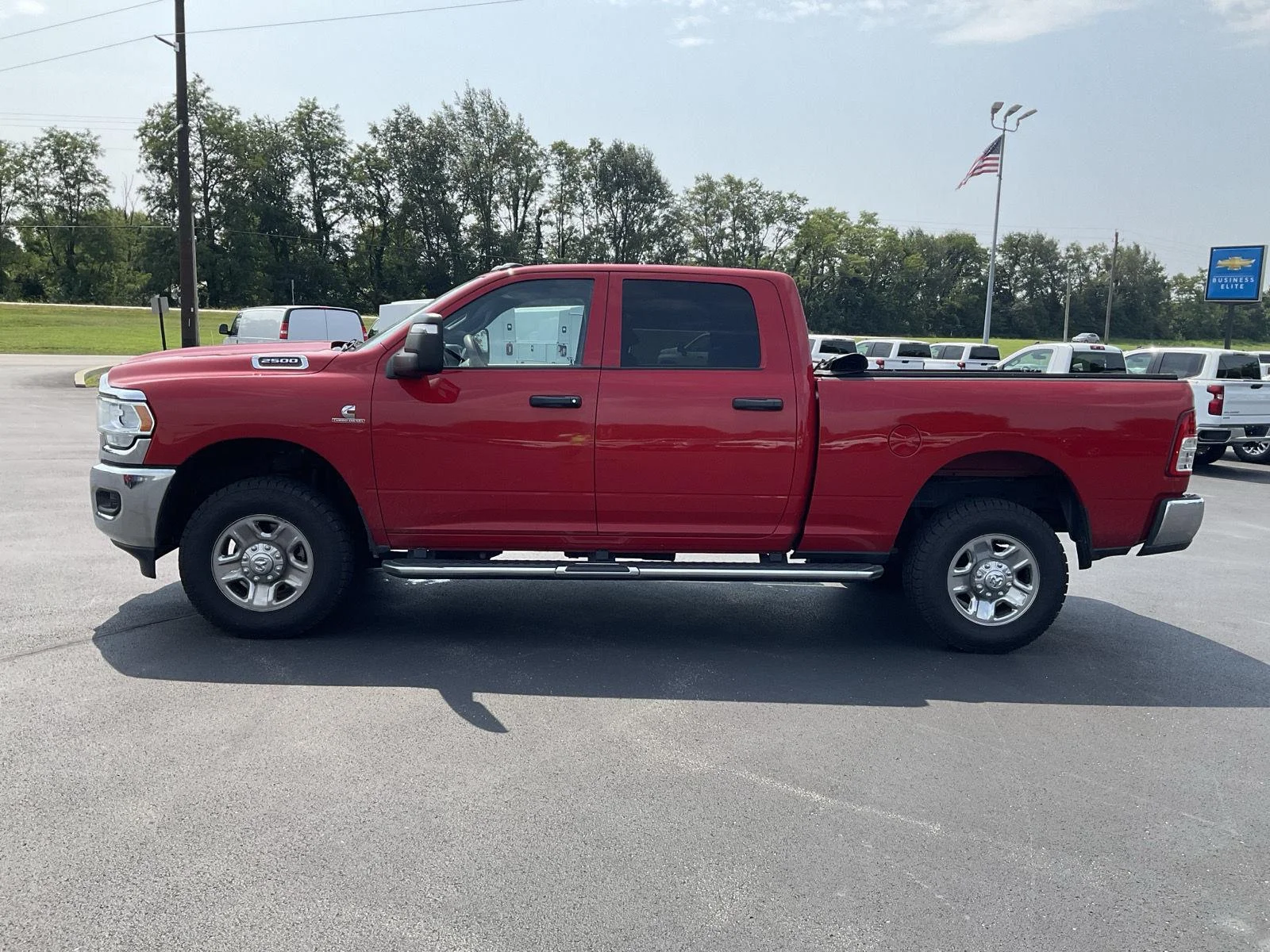 Used 2023 Flame Red Clearcoat Ram Tradesman image 4