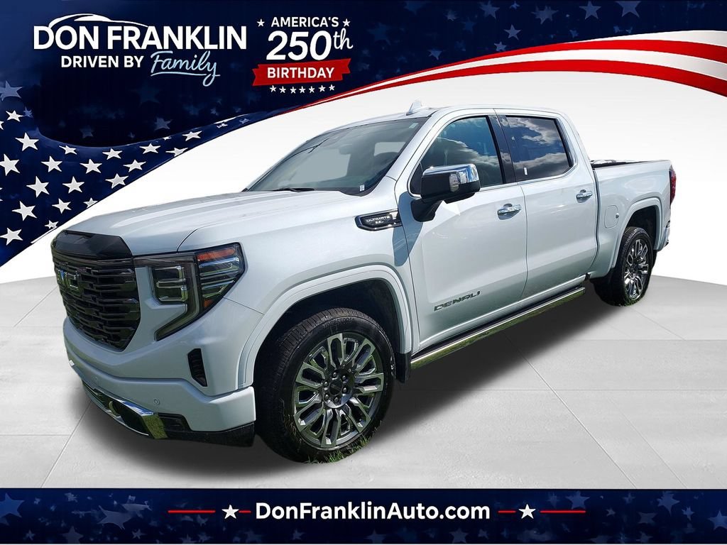New 2026 Glacier White Tricoat GMC Denali Ultimate image 1