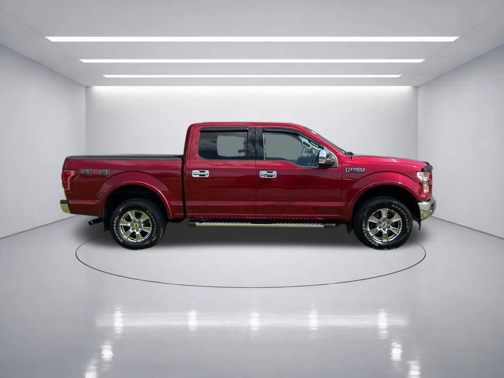 Used 2017 Ruby Red Metallic Tinted Clearcoat Ford Lariat image 8