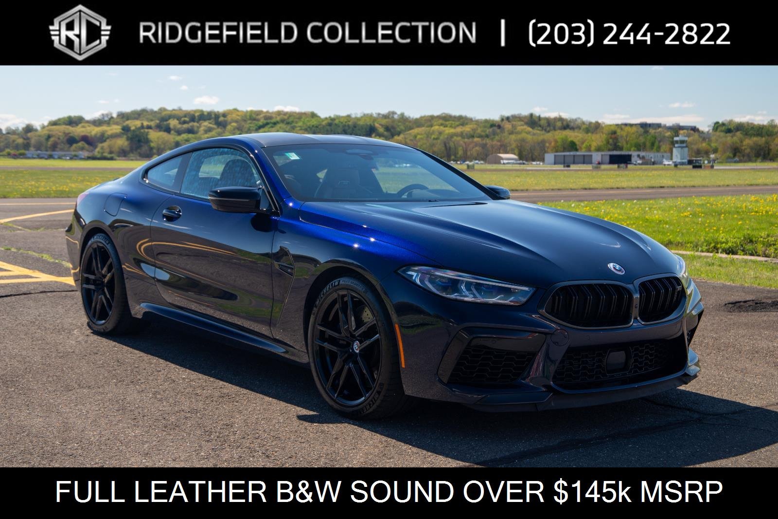 Used 2023 Tanzanite Blue II Metallic BMW Competition image 1