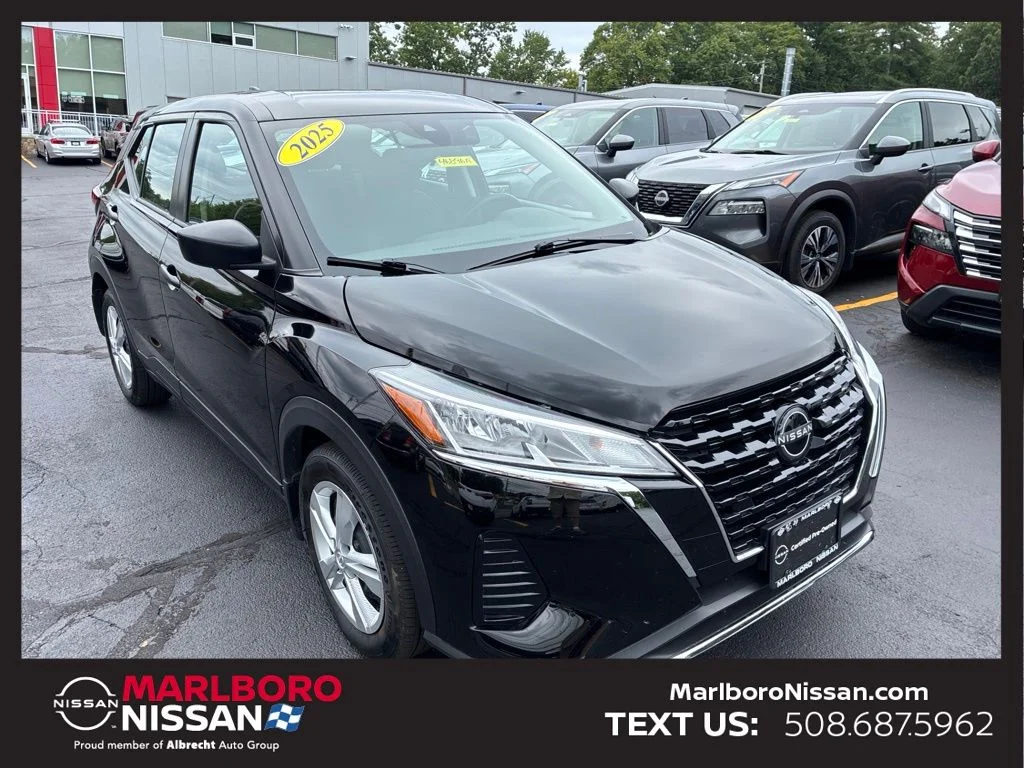 Certified Used 2025 Black Nissan S image 1