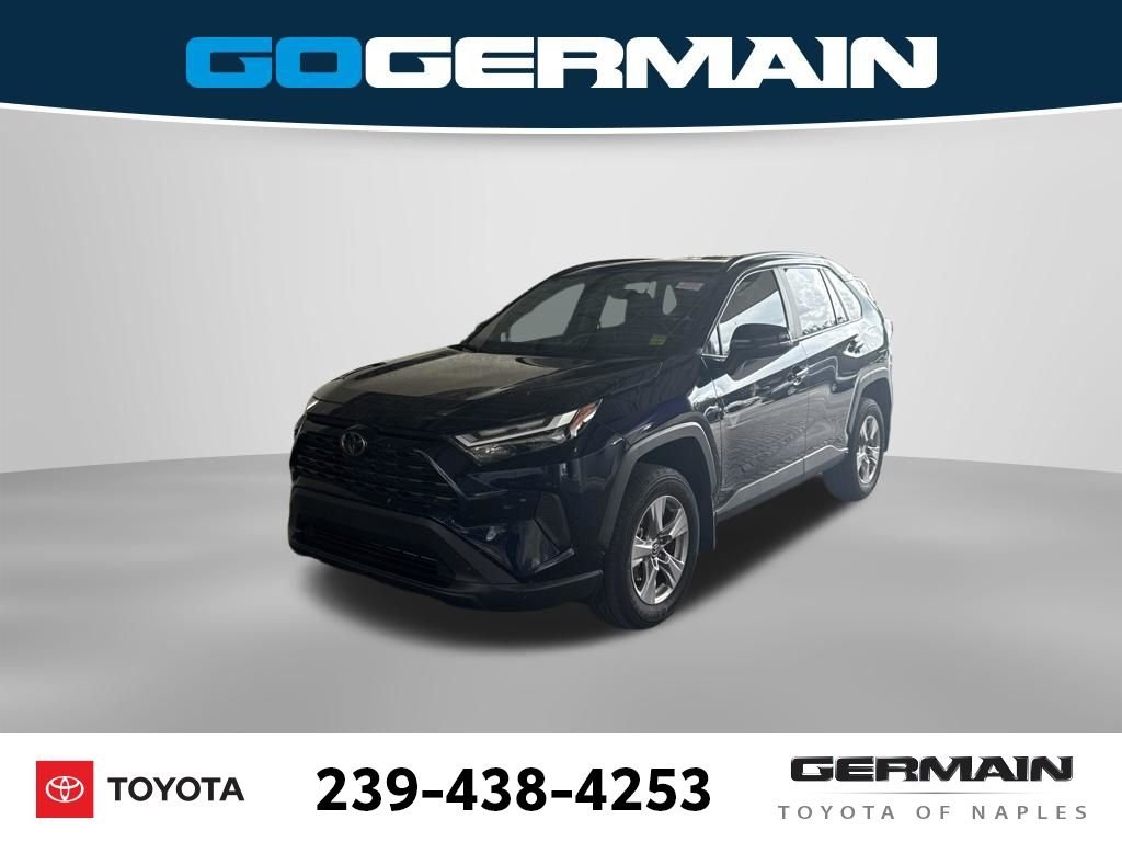 Certified Used 2025 Blue Toyota XLE image 1