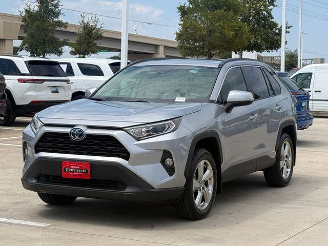 Certified Used 2021 SILVER SKY METALLIC Toyota Hybrid XLE Premium image 7