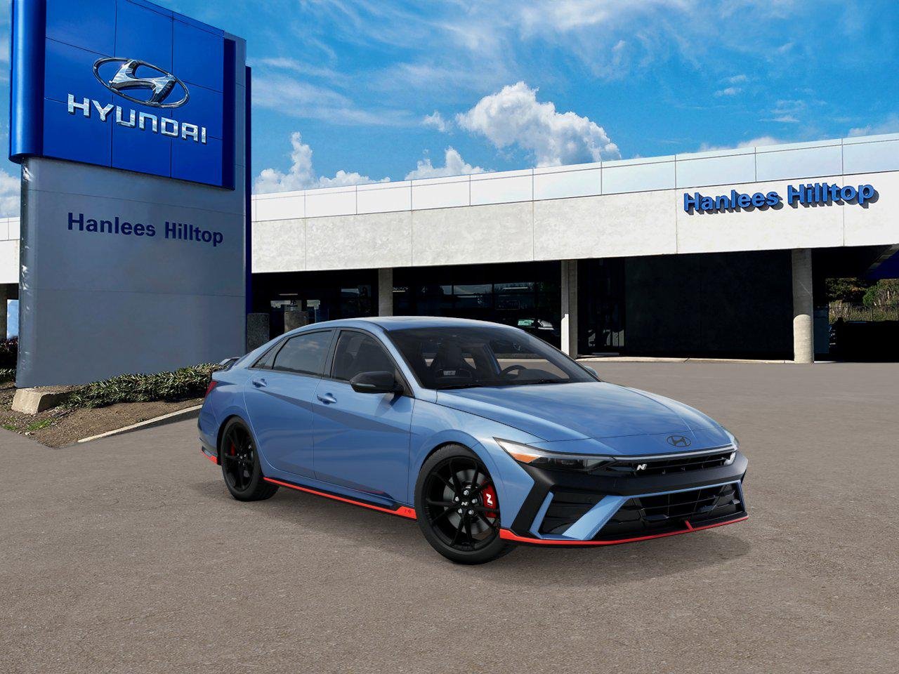 New 2026 Blue Hyundai Sedan image 2