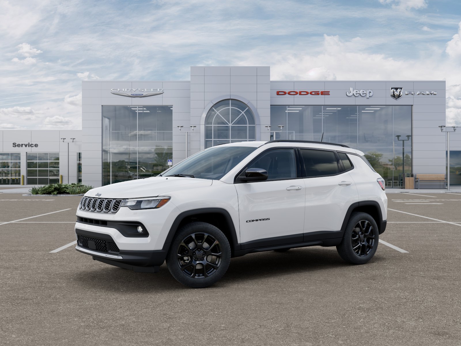 New 2026 Bright White Clear-Coat Exterior Paint Jeep Latitude image 28