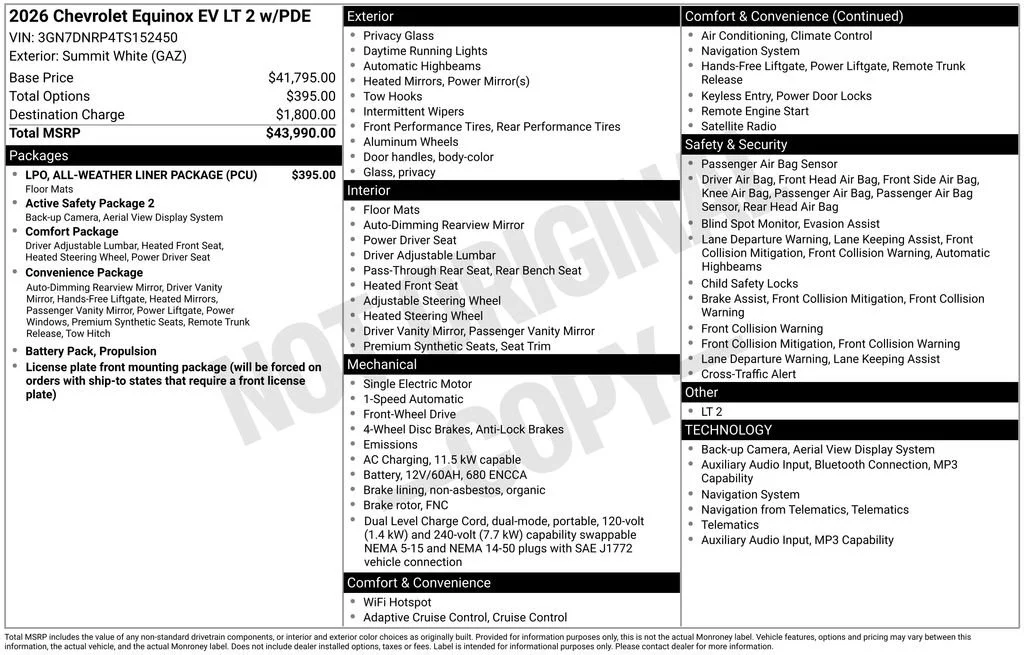 2026 Chevrolet Equinox EV 2LT - Photo 4